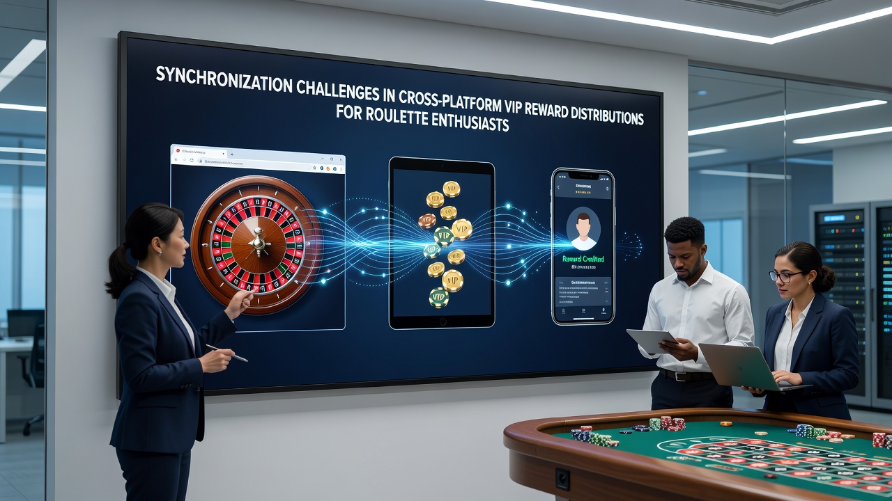 Illustration of data synchronization challenges between different gaming platforms for VIP rewards