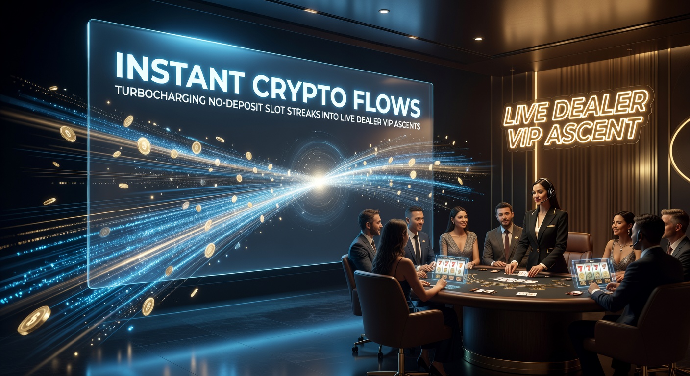Player interface showing crypto wallet integration transitioning slot winnings directly to live blackjack VIP table