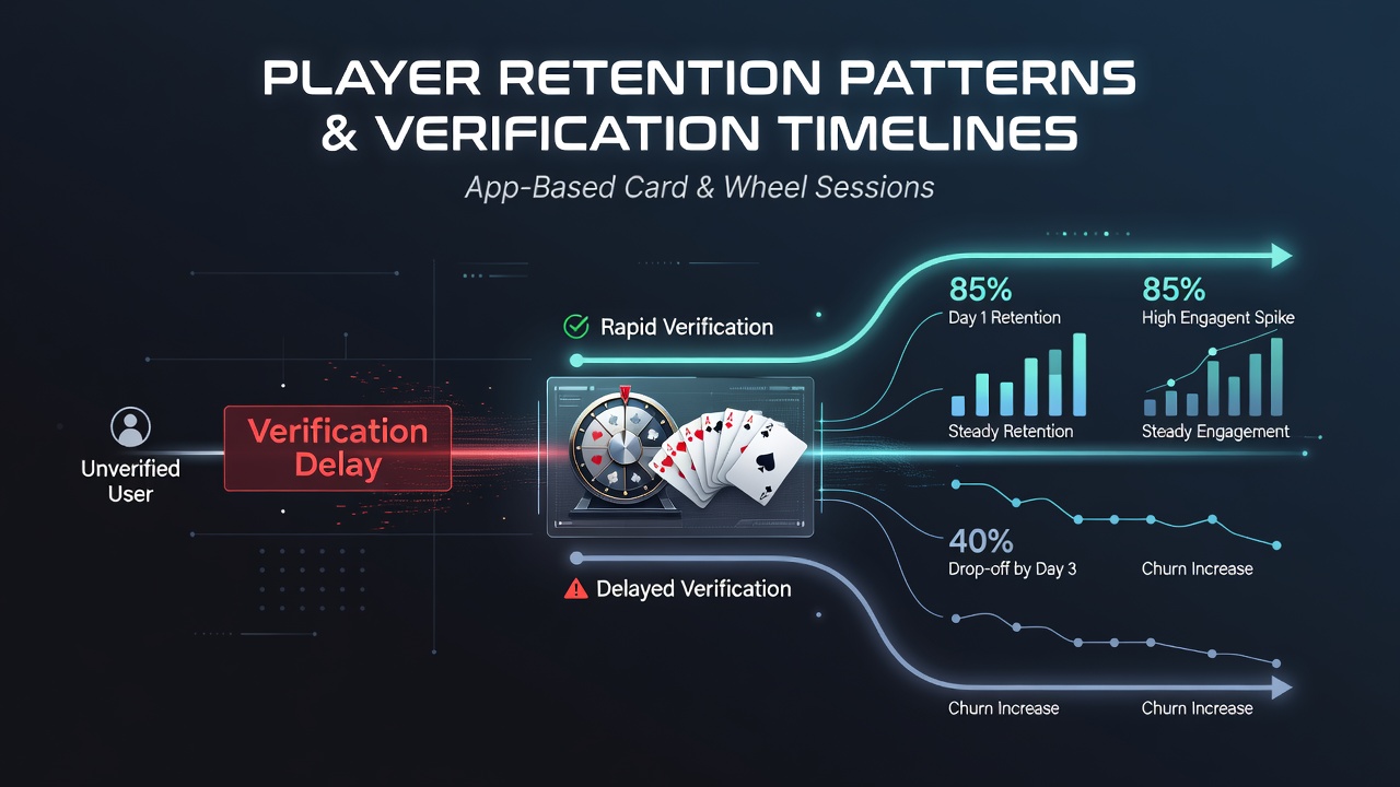 App interface showing verification progress during card game session on mobile device