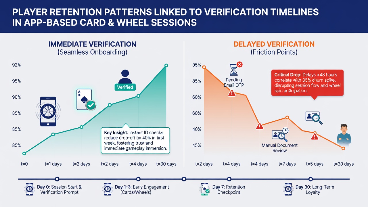 Mobile screen displaying wheel game results alongside verification status notification